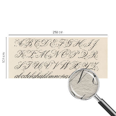 Motivtapete Kalligrafische Schrift