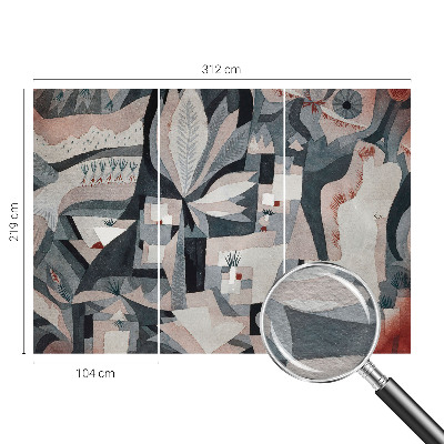 Wandtapete Abstraktion der Natur