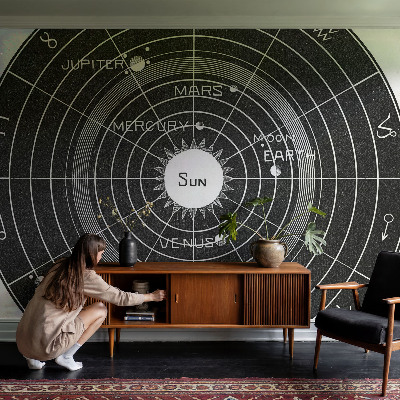 Vlies-Fototapete mit einem kosmischen Diagramm