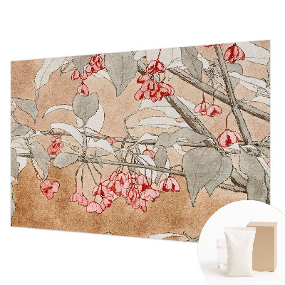 Fototapete fürs Wohnzimmer mit floralem Motiv