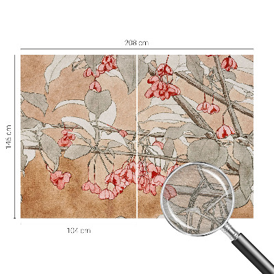 Fototapete fürs Wohnzimmer Florale Harmonie