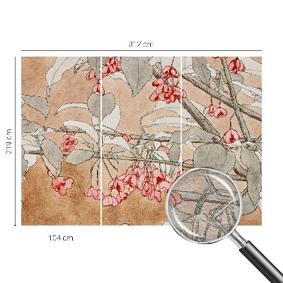 Fototapete fürs Wohnzimmer Florale Harmonie