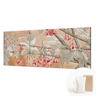 Fototapete fürs Wohnzimmer mit floralem Motiv