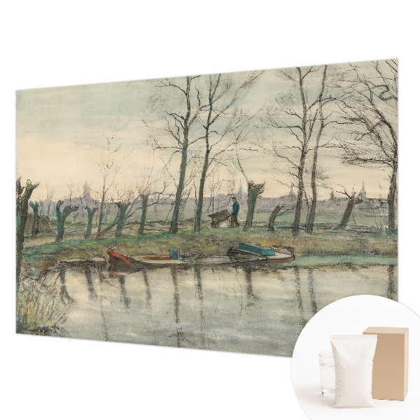 Motivtapete aus Vlies mit Motiv einer Winterlandschaft