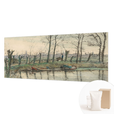 Motivtapete aus Vlies mit Motiv einer Winterlandschaft