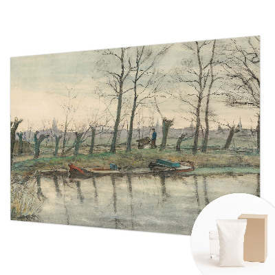 Motivtapete aus Vlies mit Motiv einer Winterlandschaft