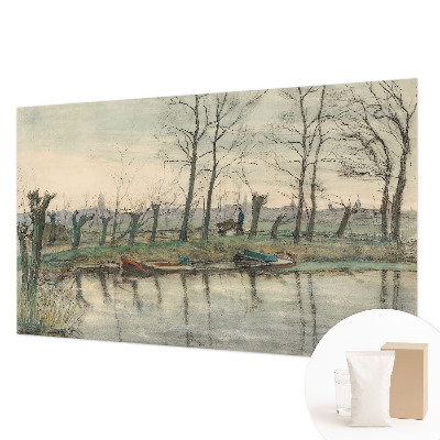 Motivtapete aus Vlies mit Motiv einer Winterlandschaft