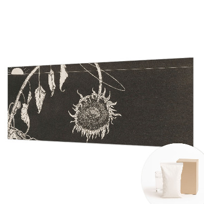 Vlies-Fototapete nach Maß mit nostalgischem Sonnenblumenmotiv