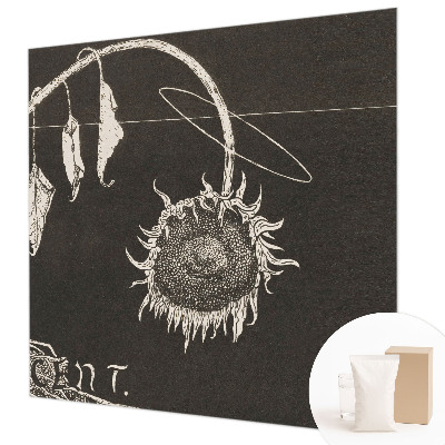 Vlies-Fototapete nach Maß Nostalgische Sonnenblume