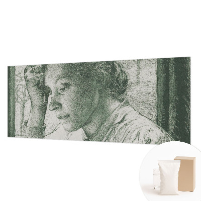 Fototapete aus Vlies Nachdenkliche Frau