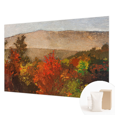 Vliestapete fürs Wohnzimmer mit herbstlichem Panorama