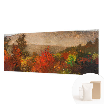 Vliestapete fürs Wohnzimmer mit herbstlichem Panorama