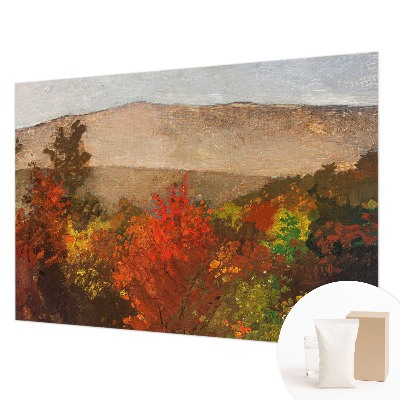 Vliestapete fürs Wohnzimmer mit herbstlichem Panorama