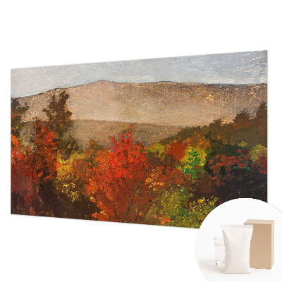 Vliestapete fürs Wohnzimmer mit herbstlichem Panorama
