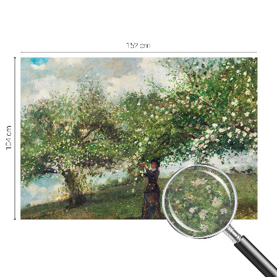 Bedruckte Vlies-Fototapete mit einer Frühlingsszene