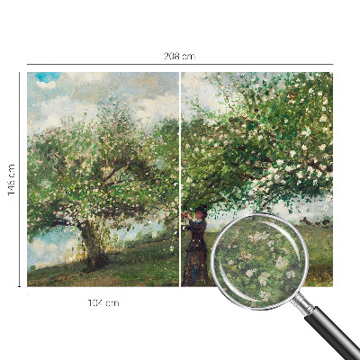 Bedruckte Vlies-Fototapete Frühlingsszene