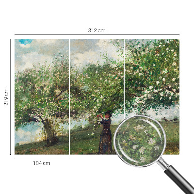 Bedruckte Vlies-Fototapete Frühlingsszene