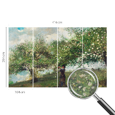 Bedruckte Vlies-Fototapete Frühlingsszene