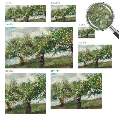 Bedruckte Vlies-Fototapete Frühlingsszene