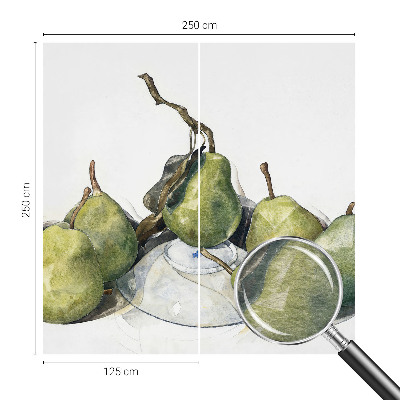 Bildtapete Aquarellbirnen