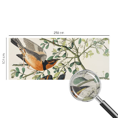 Fototapete aus Vlies Bunte Vögel