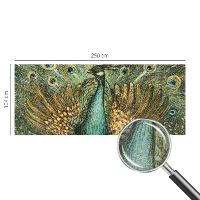 Vlies-Fototapete nach Maß Majestätischer Pfau