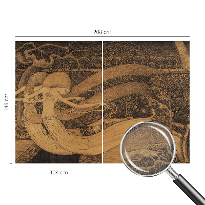 Vlies-Fototapete fürs Wohnzimmer Surrealistische Charaktere