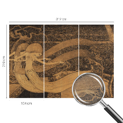 Vlies-Fototapete fürs Wohnzimmer Surrealistische Charaktere