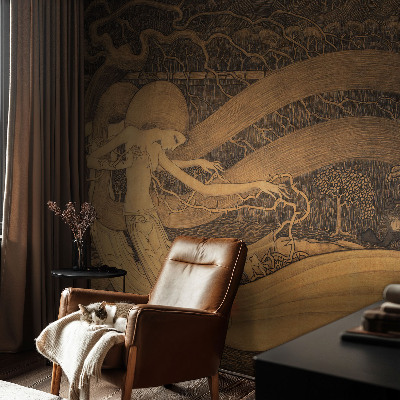 Vlies-Fototapete fürs Wohnzimmer Surrealistische Charaktere