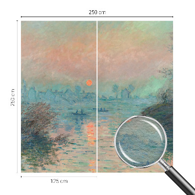 Vlies-Fototapete fürs Schlafzimmer mit einer atmosphärischen Dämmerungslandschaft
