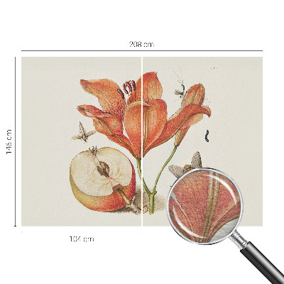 Bedruckte Vlies-Fototapete Botanische Illustration