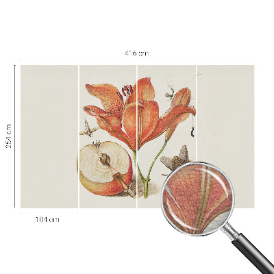 Bedruckte Vlies-Fototapete Botanische Illustration