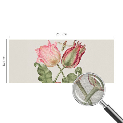 Vliestapete fürs Wohnzimmer Tulpenschönheit