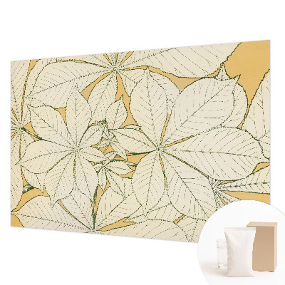 Fototapete nach Maß Kastanienblätter