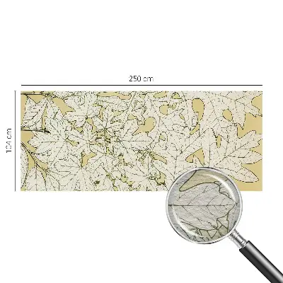 Wand-Fototapete mit Motiv aus Baumblättern