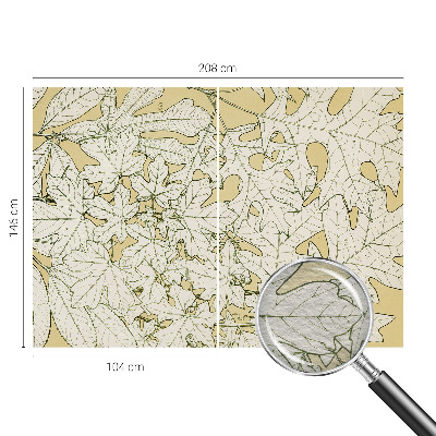 Wand-Fototapete Baumblätter