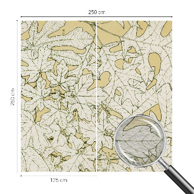 Wand-Fototapete Baumblätter