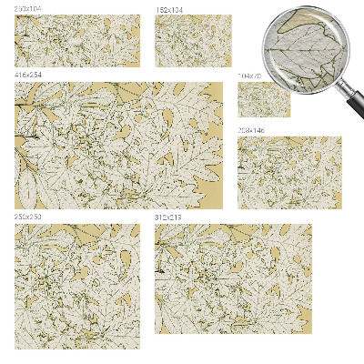 Wand-Fototapete Baumblätter