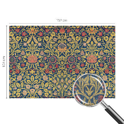 Dekorative Wand-Fototapete mit Blumenmuster