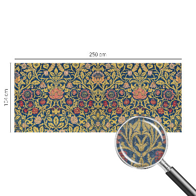 Dekorative Wand-Fototapete mit Blumenmuster