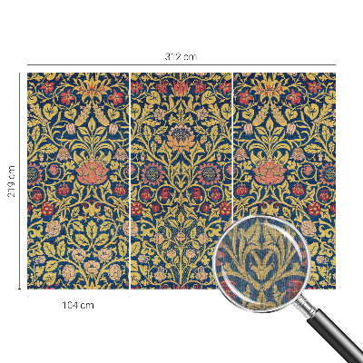 Dekorative Wand-Fototapete Blumenmuster