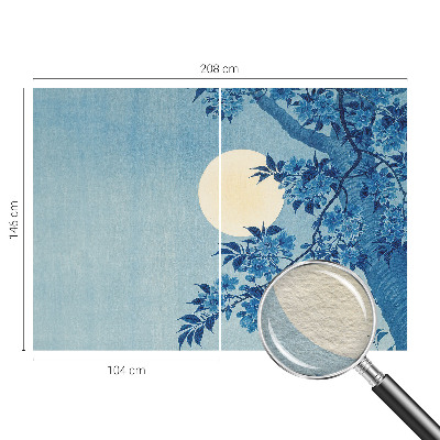 Fototapete mit Motiv 'Blumenmond'