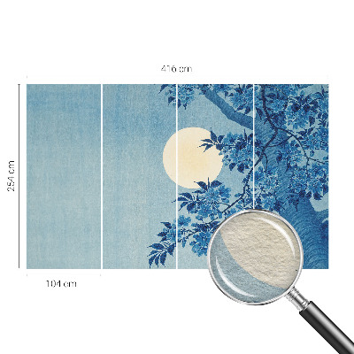 Fototapete mit Motiv 'Blumenmond'