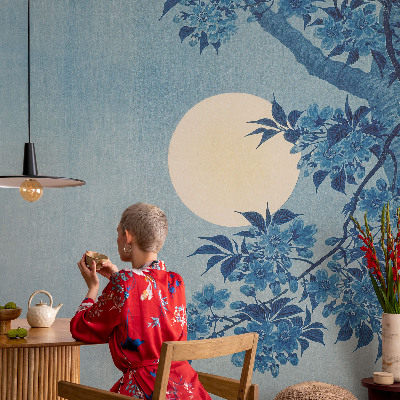 Fototapete Blumenmond