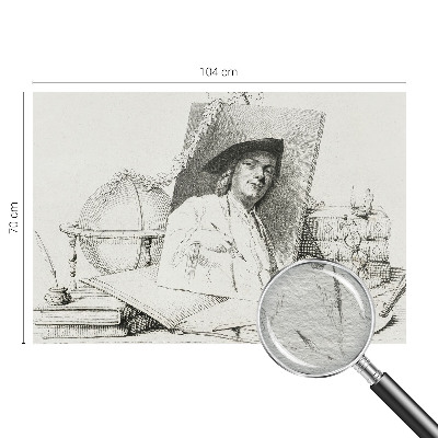 Vlies-Fototapete mit künstlerischem Porträtmotiv