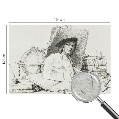 Vlies-Fototapete mit künstlerischem Porträtmotiv