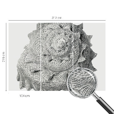 Fototapete fürs Wohnzimmer Die Kunst der Natur