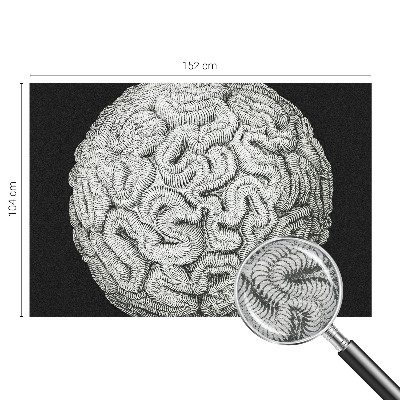 Wandtapete Kugelstruktur