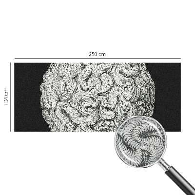 Wandtapete Kugelstruktur