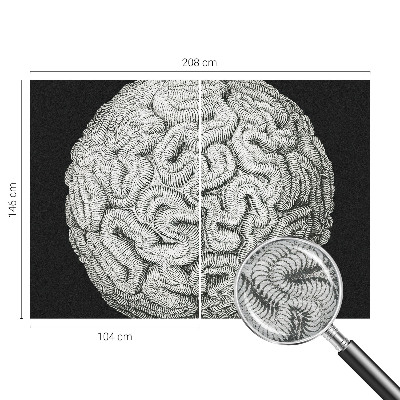 Wandtapete Kugelstruktur